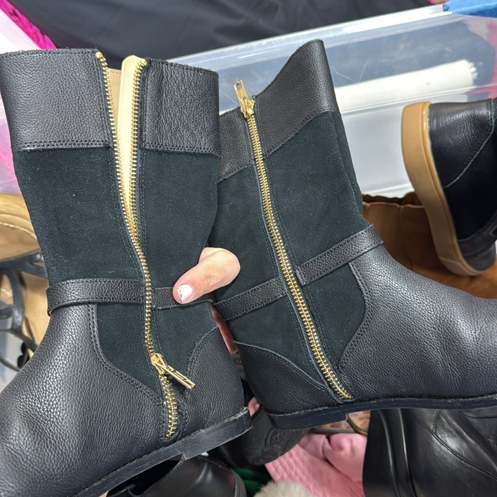 Girls Riding Boots Size 1 - Picture 3 of 3